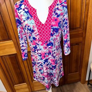 impressions knee length flowy dress